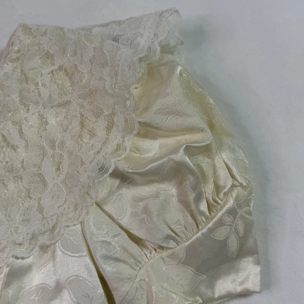 Gunne Sax Floral Damask Lace Portrait Collar Formal Dress Size 5‎